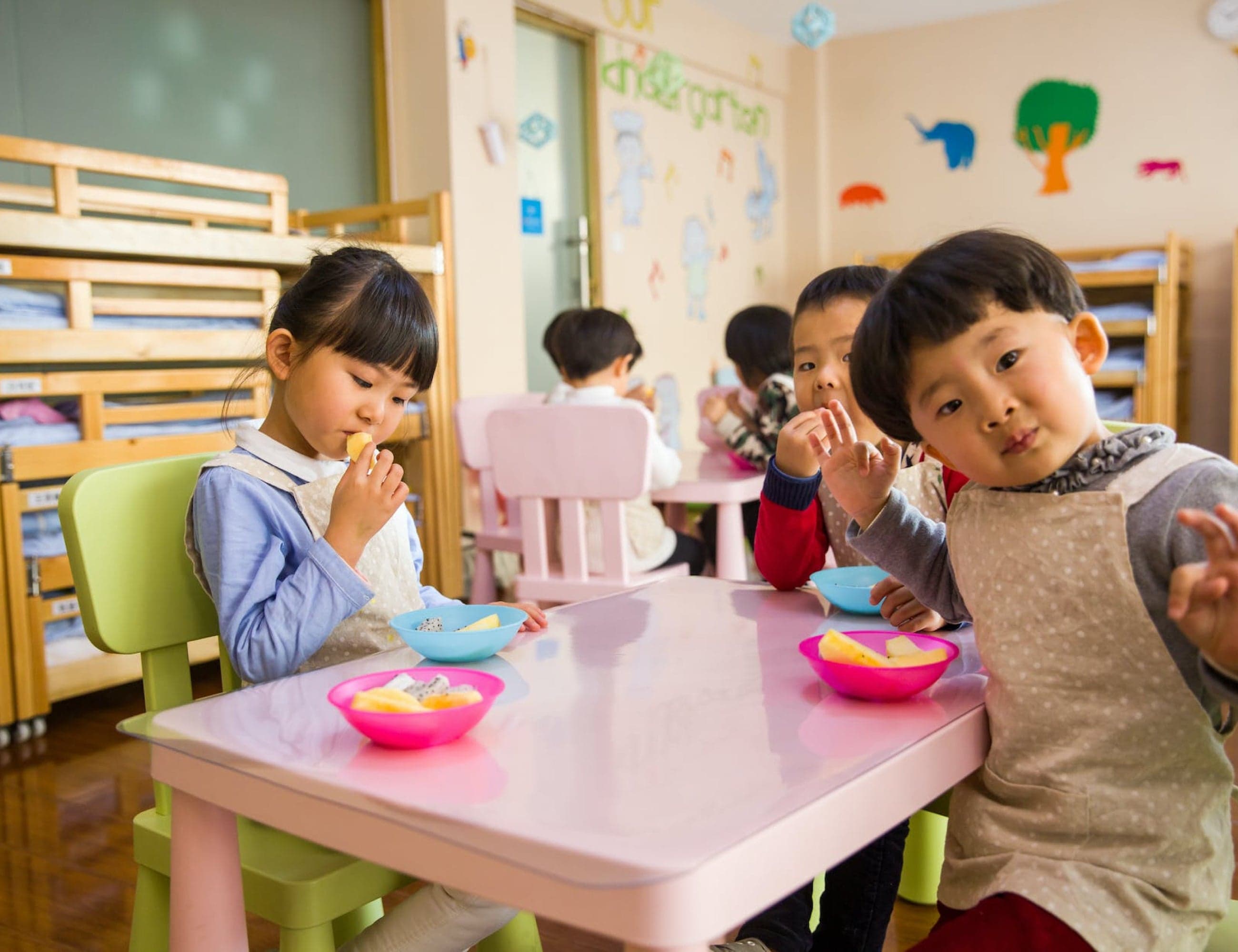 Kids in a classroom